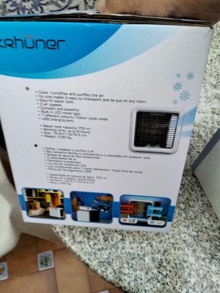 Krüner Climatizador Portátil LED