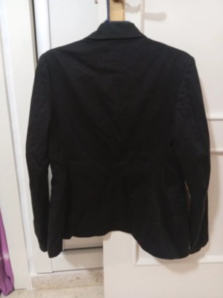 Chaqueta Stradivarius Negra Talla S