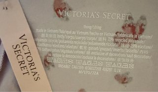 Tanga rosa con estampado de mariposas Tallas: M y