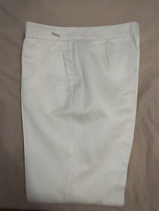 Pantalón Purificación García. Blanco. Talla 40