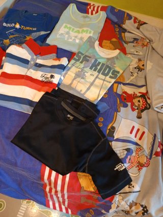Lote 6 Camisetas Manga Corta Talla 8