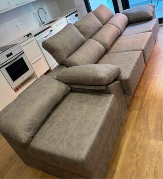 Base Cama Canapé Abatible Gris