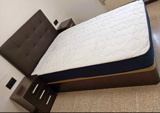 Base Cama Canapé Abatible Gris