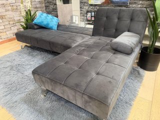Nuevo sofa cama chaise longue - gris