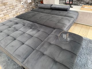 Nuevo sofa cama chaise longue - gris