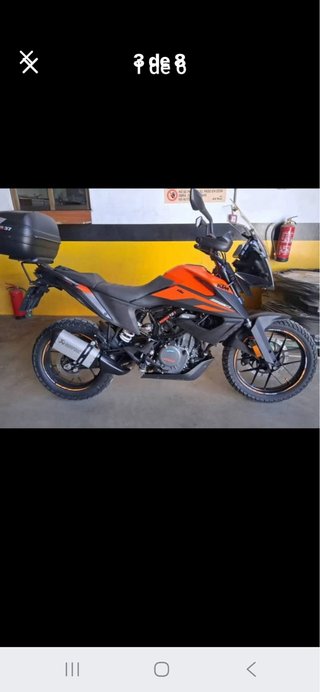 KTM 390 Adventure Naranja y Negra