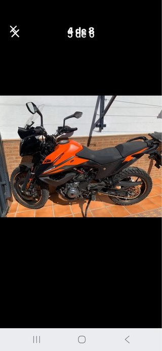 KTM 390 Adventure Naranja y Negra