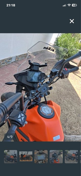 KTM 390 Adventure Naranja y Negra