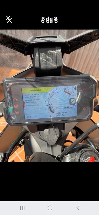 KTM 390 Adventure Naranja y Negra