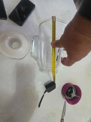 Jarra JATA con cuchilla y tapa