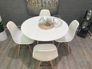 ️ Comedor mesa + 4 sillas estilo nórdico – Nuevo
