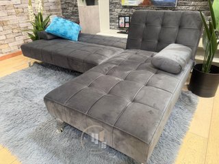 Nuevo sofa cama chaise longue - gris