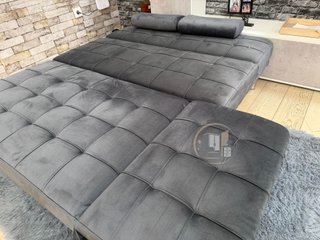 Nuevo sofa cama chaise longue - gris