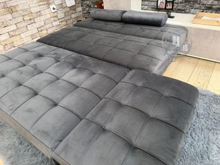 Nuevo sofa cama chaise longue - gris