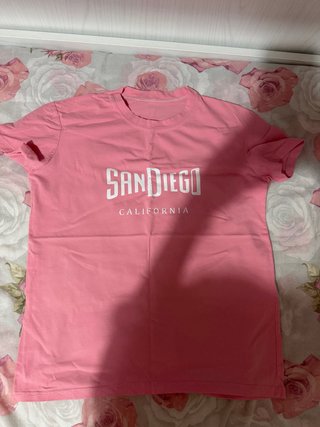 T-shirt San Diego California rosa