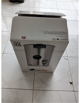 Brabantia NewIcon - Cubo de basura de pedal de 20 litros - color negro mate