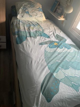 Cama infantil con colchón