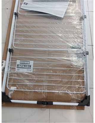 Vileda Mixer 4 2021 Edition – Upright Stainless Steel Clothesline - 4 Levels - 8 Grids and 40 Metres Drying Length - Open Dimension
