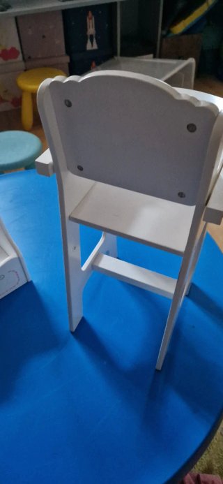 Sillita y vestidor bebe de juguete