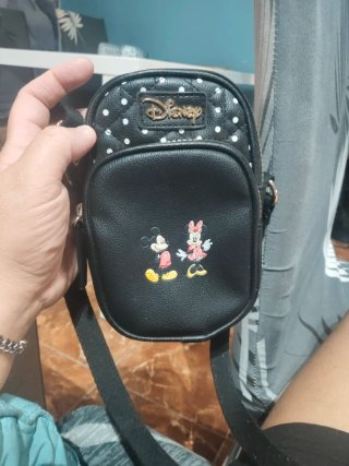 Bolsito Disney Mickey y Minnie Negro
