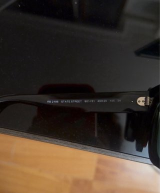 Gafas Ray-Ban Negras Casi Nuevas