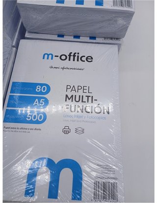 Confezione Fogli A5 80gr - 7 Confezioni da 500 fogli - Carta Multifunzione per Stampante Inkjet e Laser - Fogli A5 148 x 210 mm Ideale
