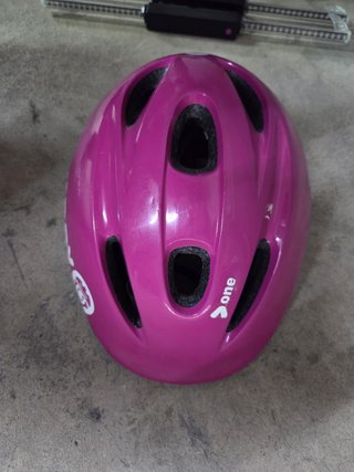Casco rosa Kiddy para niño/niña