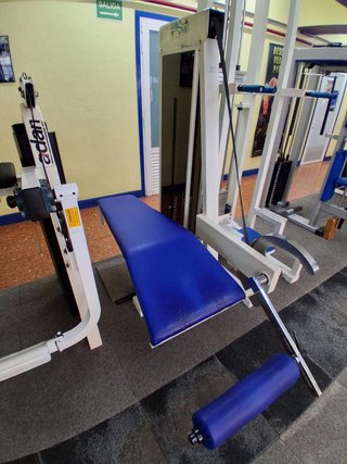 Lote de máquinas de gimnasio
