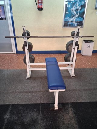 Lote de máquinas de gimnasio