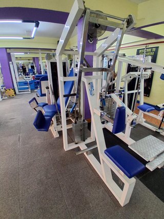 Lote de máquinas de gimnasio