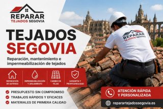 Reparar tejados, cubiertas, goteras en Segovia