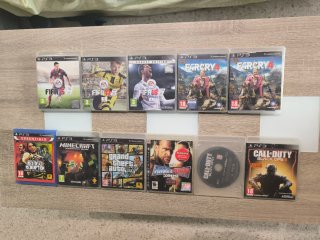 Lote 10 Juegos PS3: FIFA, Far Cry, GTA, Minecraft