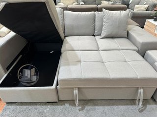 SOFA CAMA CHAISE LONGUE Y 2 PUF