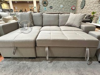 SOFA CAMA CHAISE LONGUE Y 2 PUF
