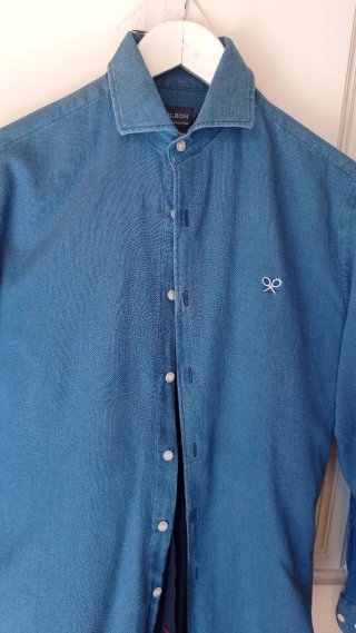 2 Camisas Silbon Azul