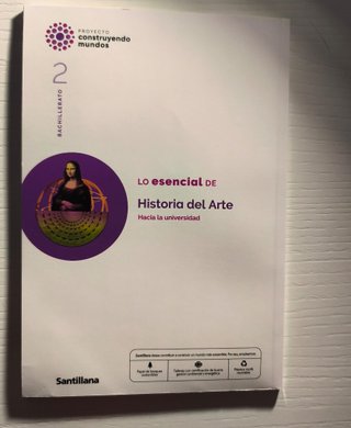 Libro Historia del Arte 2º Bachillerato