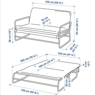 Sofá cama IKEA HAMMARN- Recogida sábado 1/08