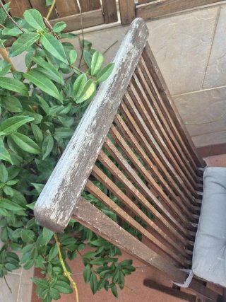 Mesa y 4 Sillas Teka Exterior