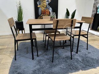 MESA CON 4 SILLAS