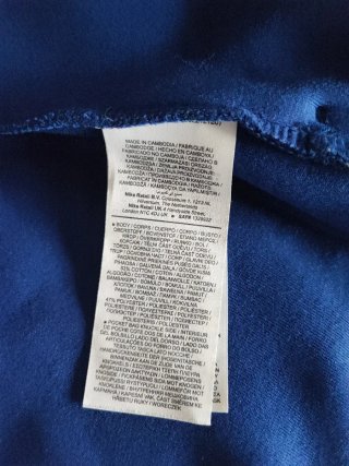 Felpa Nike Tech Fleece Blu Tg. M