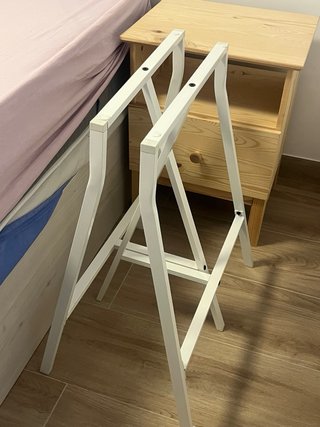 Tablón con caballetes Ikea
