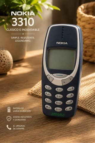 Nokia 3310 Clásico Azul