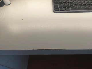 Escritorio MALM IKEA con tablero extraíble