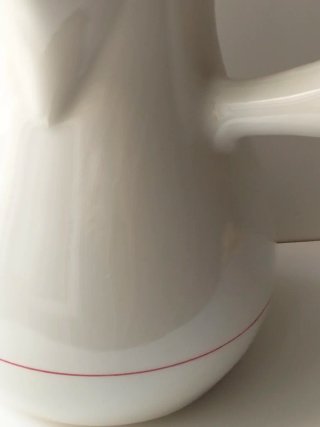 Jarra La Cartuja Porcelana Blanca