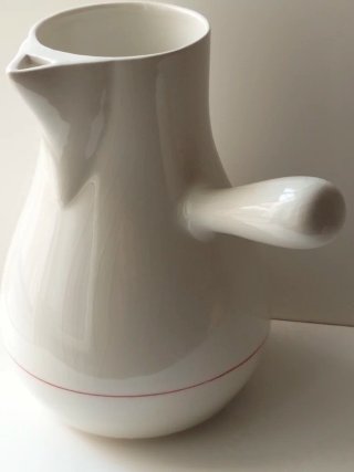 Jarra La Cartuja Porcelana Blanca