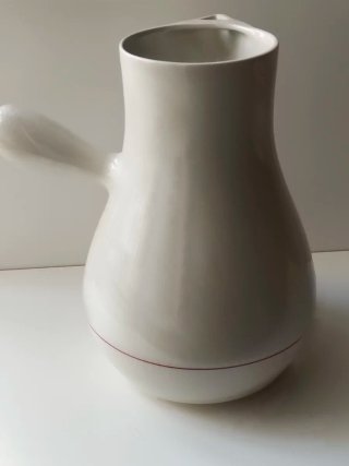 Jarra La Cartuja Porcelana Blanca