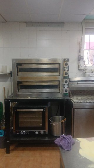 Horno industrial para pizzas