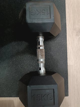 Mancuerna Hexagonal 15 kg