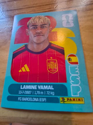Cromo Lamine Yamal Mundial 2026