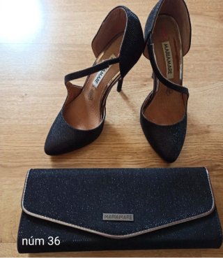 Zapatos y bolso MARIAMARE negro talla 36